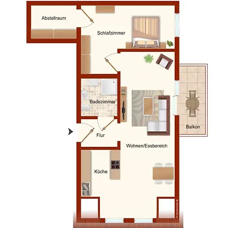 Apartment Bergwiesenblick Mit Balkon